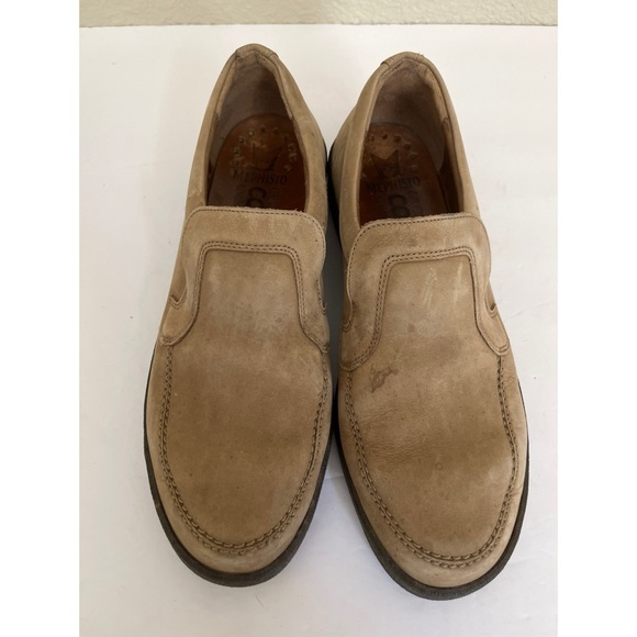 Mephisto Tan Suede Cool Air Slip Ons Men’s Size 8 main image 5